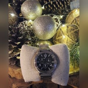 Lucky Brand Rockpoint Silver Multi-Function Watch, 42mm